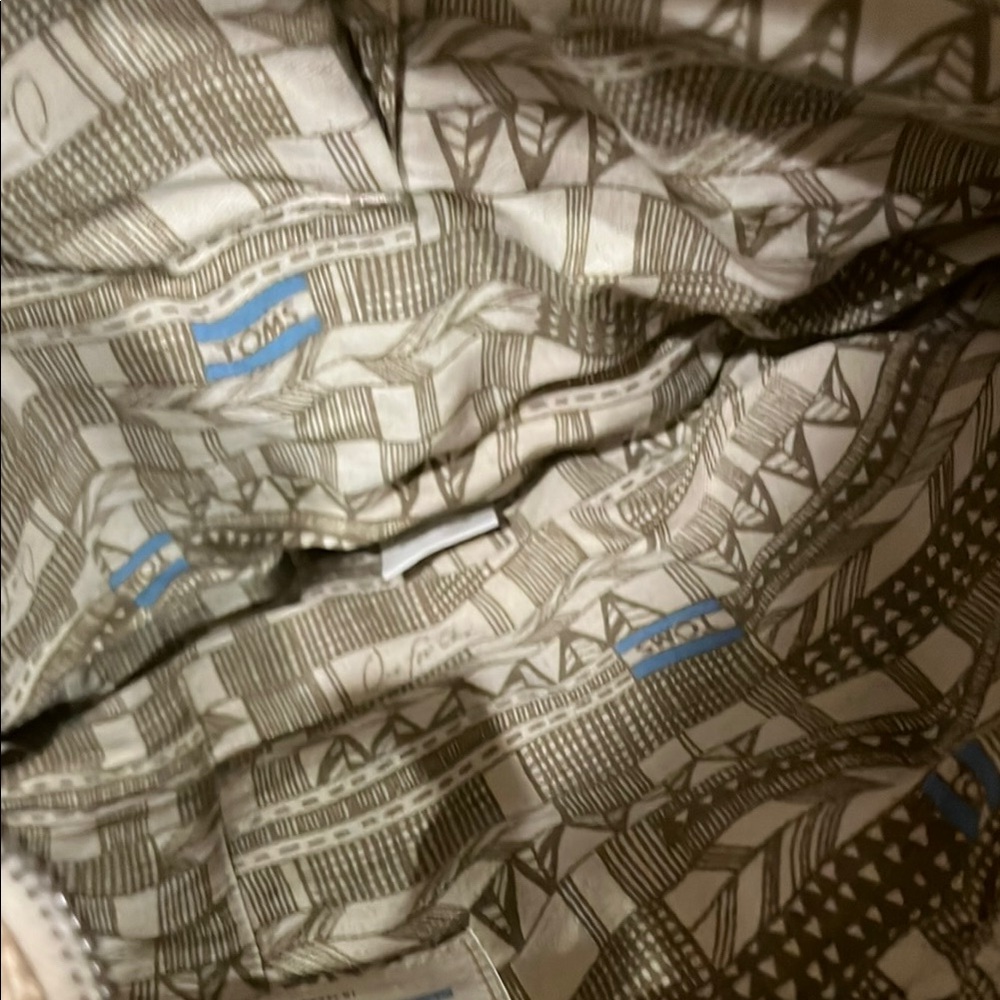 FREE PEOPLE TOMS NWT boho hobo crossbody crescent Shoulder Bag artsy neutral - Picture 12 of 16